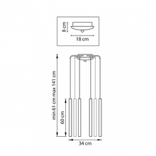 Lightstar tubo L8T747343 Люстра подвесная Италия - фото 1 - фото 4