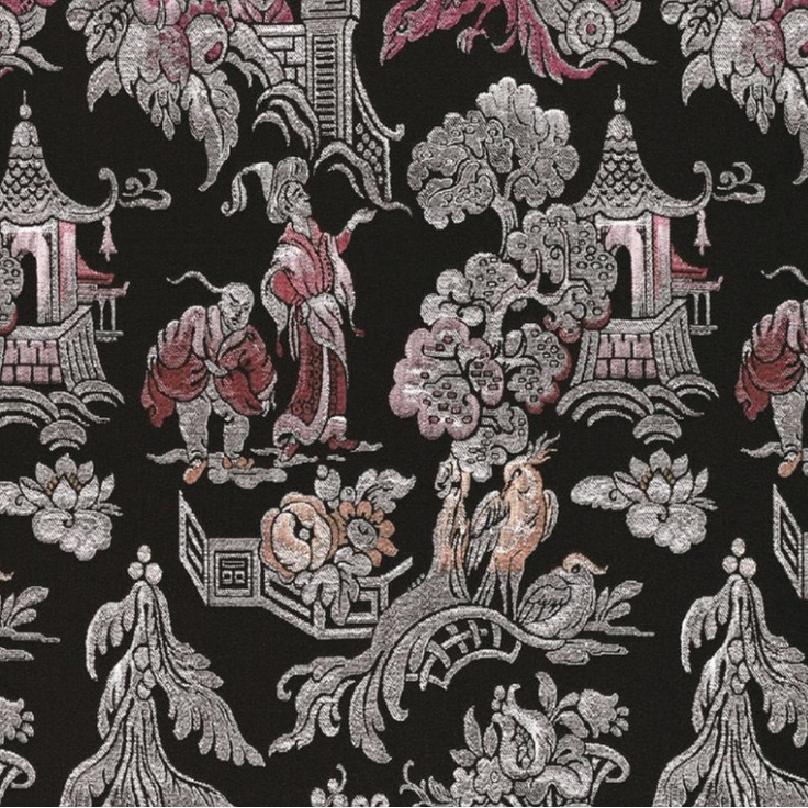 Limonta (Domus Parati) Heritage 33608 Сюжет Виниловые обои 1005x70 см, цвет: красный, Италия - фото 1