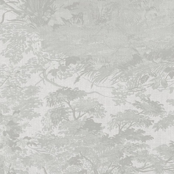 Limonta (Domus Parati) Heritage 33911 Растения Виниловые обои 1005x70 см, цвет: серый, Италия - фото 1