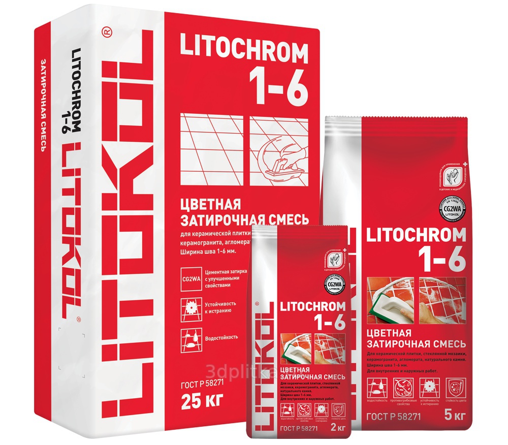 Litokol Litochrom 1-6 C.40 антрацит 2 кг затирка 🏆   .
