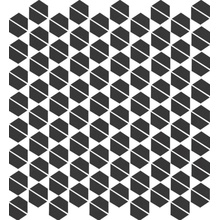 Living Ceramics Cava LV11911 Black B Мозаика 27,5x29,6 см, Испания, под мозаику - фото 1 - фото 1