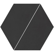 Living Ceramics Cava LV11946 Black Pattern 2 13B Декор 13x15 см, Испания, под камень  - фото 1 - фото 1