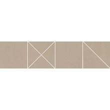 Living Ceramics Cava LV11953 Beige Pattern 3 7C Декор 7,5x30 см, Испания, под камень  - фото 1 - фото 1