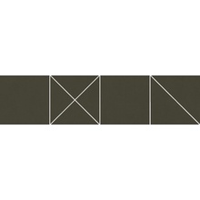 Living Ceramics Cava LV11962 Green Pattern 3 7C Декор 7,5x30 см, Испания, под камень  - фото 1 - фото 1