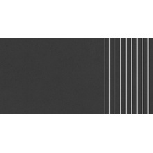 Living Ceramics Cava LV11983 Black Pattern 3 15C Декор 15x30 см, Испания, под камень  - фото 1 - фото 1