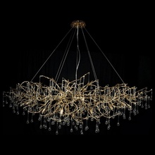 Loft it Bijout 10067/1800 GD Люстра подвесная 180x90x85 см, Испания - фото 1 - фото 4