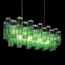 Loft it Murano 10580/1000R Clear green Люстра подвесная 104x38x47,5 см, Испания - фото 1 - фото 4
