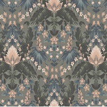 Loymina British Style Forest BRIT6005 Растительность Флизелиновые обои 1005x100 см, цвет: разноцветный, Россия - фото 1 - фото 1