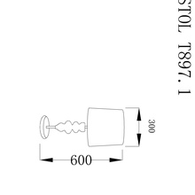 Lucia Tucci Bristol BRISTOL T897.1 Настольная лампа интерьерная Италия - фото 1 - фото 3