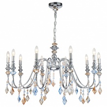 Lucia Tucci MAYA MAYA 4450.10 chrome Люстра подвесная Италия - фото 1 - фото 2