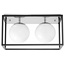Lumina Deco LDC 8060-2 CHR+BK Потолочный светильник 45x25x24 см, Польша - фото 2 Lumina Deco LDC 8060-2 CHR+BK Потолочный светильник 45x25x24 см, Польша - фото 2