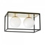 Lumina Deco LDC 8060-2 F.GD+BK Потолочный светильник 45x25x24 см, Польша - фото 2 Lumina Deco LDC 8060-2 F.GD+BK Потолочный светильник 45x25x24 см, Польша - фото 2