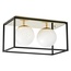 Lumina Deco LDC 8060-2 F.GD+BK Потолочный светильник 45x25x24 см, Польша - фото 5 Lumina Deco LDC 8060-2 F.GD+BK Потолочный светильник 45x25x24 см, Польша - фото 5