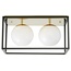Lumina Deco LDC 8060-2 F.GD+BK Потолочный светильник 45x25x24 см, Польша - фото 3 Lumina Deco LDC 8060-2 F.GD+BK Потолочный светильник 45x25x24 см, Польша - фото 3