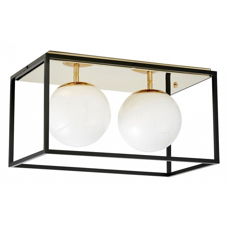 Lumina Deco LDC 8060-2 F.GD+BK Потолочный светильник 45x25x24 см, Польша - фото 1 Lumina Deco LDC 8060-2 F.GD+BK Потолочный светильник 45x25x24 см, Польша - фото 1