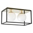 Lumina Deco LDC 8060-2 F.GD+BK Потолочный светильник 45x25x24 см, Польша - фото 1 Lumina Deco LDC 8060-2 F.GD+BK Потолочный светильник 45x25x24 см, Польша - фото 1