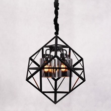 Lumina Deco Brutte LDP 11339-4 BK Люстра подвесная Польша - фото 1 - фото 2