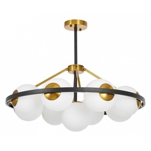 Lumina Deco Donzano LDP 8034-9 BK+WT Люстра Польша - фото 1 - фото 1