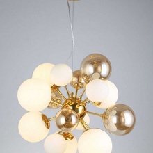 Lumina Deco Galaksida LDP 8565-10/16 GD+TEA Люстра подвесная Польша - фото 1 - фото 2