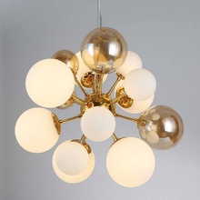 Lumina Deco Galaksida LDP 8565-10/16 GD+TEA Люстра подвесная Польша - фото 1 - фото 4