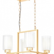 Lumina Deco Lino LDP 1239-5 F.GD Люстра подвесная 37x37x40 см, Польша - фото 1 - фото 2