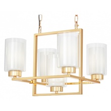 Lumina Deco Lino LDP 1239-5 F.GD Люстра подвесная 37x37x40 см, Польша - фото 1 - фото 1