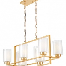 Lumina Deco Lino LDP 1239-8 F.GD Люстра подвесная 72x30x40 см, Польша - фото 1 - фото 2