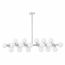 Lumina Deco Marsiada LDP 6033-24 CHR Люстра 120x25 см, Польша - фото 1 - 2 Lumina Deco Marsiada LDP 6033-24 CHR Люстра 120x25 см, Польша - фото 1 - фото 2