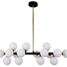 Lumina Deco Marsiada LDP 6033-16 BK+MD Люстра 70x35 см, Польша - фото 1 - фото 2