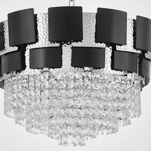 Lumina Deco Molina LDP 7045-600 BK+CHR Люстра подвесная Польша - фото 1 - фото 4