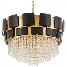 Lumina Deco Molina LDP 7045-600 BK+GD Люстра подвесная Польша - фото 1 - фото 1
