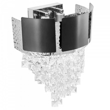 Lumina Deco Molina LDW 7045-2 BK+CHR Настенный светильник 28x28 см, Польша - фото 1 - 3 Lumina Deco Molina LDW 7045-2 BK+CHR Настенный светильник 28x28 см, Польша - фото 1 - фото 3