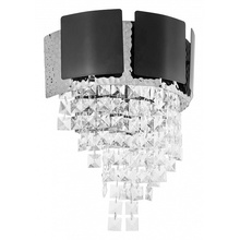 Lumina Deco Molina LDW 7045-2 BK+CHR Настенный светильник 28x28 см, Польша - фото 1 Lumina Deco Molina LDW 7045-2 BK+CHR Настенный светильник 28x28 см, Польша - фото 1 - фото 1