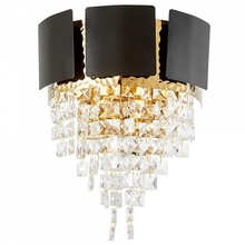 Lumina Deco Molina LDW 7045-2 BK+GD Настенный светильник 28x28 см, Польша - фото 1 - 3 Lumina Deco Molina LDW 7045-2 BK+GD Настенный светильник 28x28 см, Польша - фото 1 - фото 3