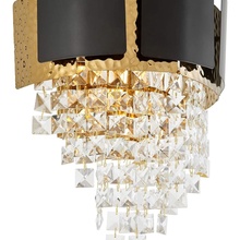 Lumina Deco Molina LDW 7045-2 BK+GD Настенный светильник 28x28 см, Польша - фото 1 - фото 4