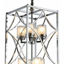 Lumina Deco Quadrato LDP 1223-8 CHR Люстра подвесная 41x41x90 см, Польша - фото 1 - фото 2