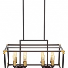 Lumina Deco Waldorf LDP 1140-8 BK+MD Потолочный светильник 70x7,3x100 см, Польша - фото 1 - 3 Lumina Deco Waldorf LDP 1140-8 BK+MD Потолочный светильник 70x7,3x100 см, Польша - фото 1 - фото 3