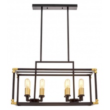 Lumina Deco Waldorf LDP 1140-8 BK+MD Потолочный светильник 70x7,3x100 см, Польша - фото 1 Lumina Deco Waldorf LDP 1140-8 BK+MD Потолочный светильник 70x7,3x100 см, Польша - фото 1 - фото 1