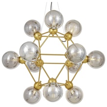 Lumina Deco Zodiak LDP 160N-12 MD+GY Люстра подвесная Польша - фото 1 - фото 4