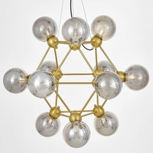 Lumina Deco Zodiak LDP 160N-12 MD+GY Люстра подвесная Польша - фото 1 - фото 2