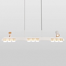 Lussole Gilbert LSP-7175 Люстра подвесная 90x6x40 см, Италия - фото 1 - фото 1