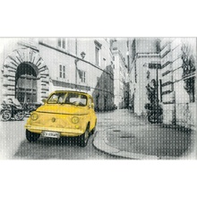 М- Квадрат Сириус 341231 Фиат желтый Декор 25x40 см, Россия, под камень  - фото 1 - фото 1