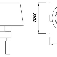 Mantra Bahia 5234+5237 Бра 20x33,4 см, Испания - фото 1 - фото 3