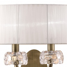 Mantra Loewe antique brass 4734 Бра 31x46 см, Испания - фото 1 - фото 2