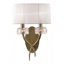 Mantra Loewe antique brass 4734 Бра 31x46 см, Испания - фото 1 - фото 1