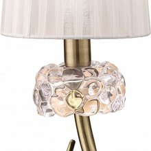 Mantra Loewe antique brass 4737 Настольная лампа для спальни Испания - фото 1 - фото 2