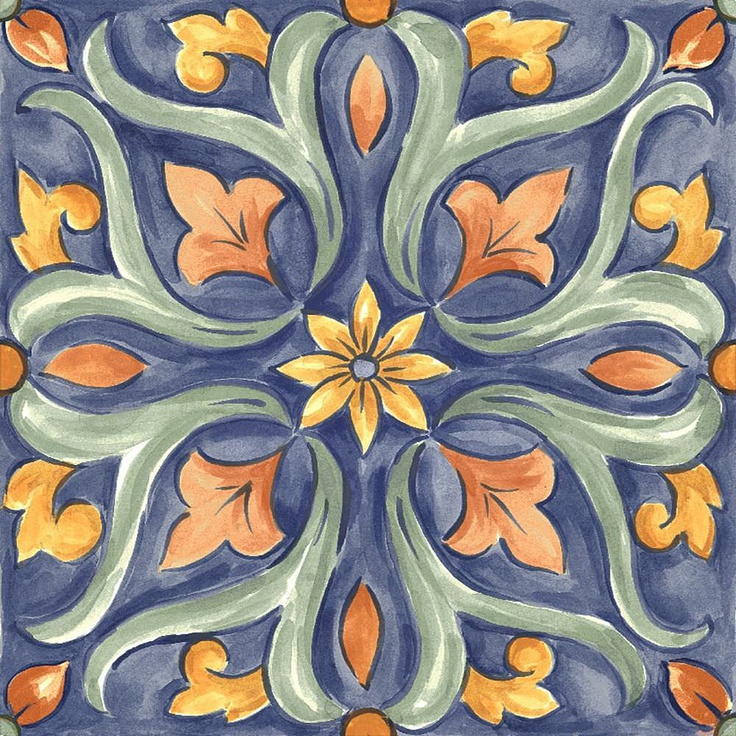 RC8K Amuri Decoro Maiolica Tappeto 4 Glossy RT 20x20 керамогранит