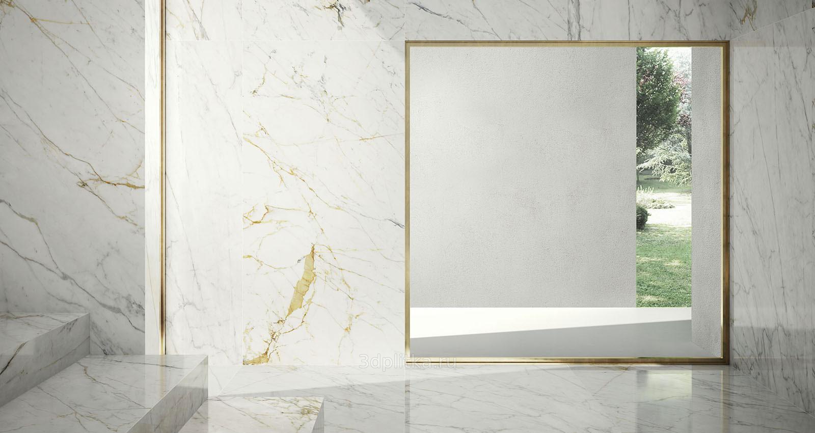 Grande Marble look Golden White Lux 120х240