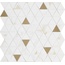Marazzi Allmarble Wall M8H1 Golden White Sat. Mosaico Tria Мозаика 40x43 см, Италия, под мозаику - фото 1