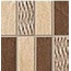 Marazzi Naturalstone Toz Brown Mosaico MF4P Вставка 10x10 см, Италия, под мозаику - фото 1